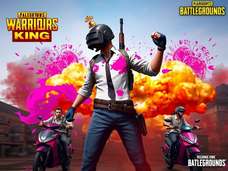 PUBG Indian Warrior King Holi Event